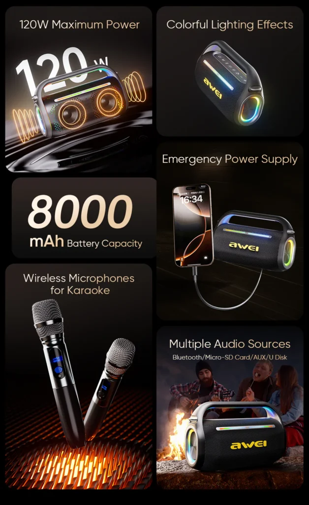 awei ka12 outdoor bluetooth speaker